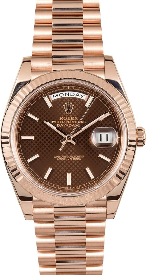 rolex rose gold 40mm president watch|rolex everose gold day date 40.